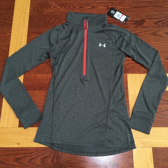 Women’s Under Armour 1/4 Zip LS Shirt (XS) - Picture 1 of 4